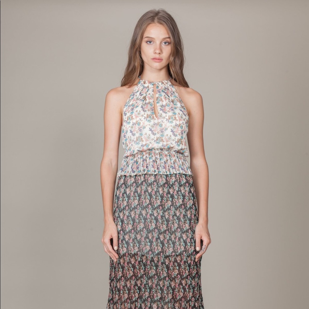 NWT Foxiedox Antonia maxi dress boho print S NWT - Picture 2 of 8